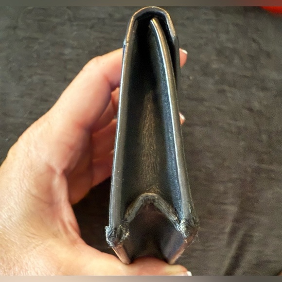 Céline authentic wallet Blue, Beige and Black leather card case - Picture 5 of 9